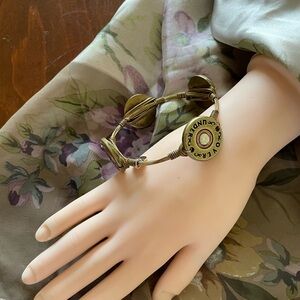 Bourbon and Bowties Shotgun Shell Bracelet Medium Remington Peters, Wrap…